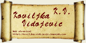 Koviljka Vidojević vizit kartica